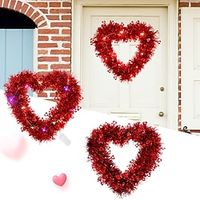 Valentine's Day new garland hanging party decoration supplies heart heart wall hanging festival scene layout door hanging Lightinthebox - thumbnail
