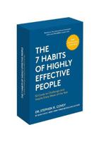 The 7 Habits Of Highly Effective People 30th Anniversary Card Deck | Stephen R. Covey - thumbnail