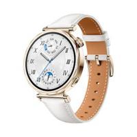 Huawei GT5 Jana Smartwatch with White Composite Leather Strap and FreeBuds 5i, Blue