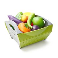 KCASA Collapsible Foldable Vegetable Filter Storage Basket Strainer Fruit Colander Storage Organizer