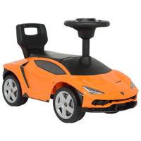 Megastar 3 In Ride On Licensed Lamborghini Centenario Push Car With Handle - Orange (UAE Delivery Only)