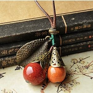 1pc Pendant Necklace Collar Necklace For Women's Street Gift Beach Ceramic Long Precious  Long Necklace Lightinthebox