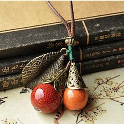 1pc Pendant Necklace Collar Necklace For Women's Street Gift Beach Ceramic Long Precious  Long Necklace Lightinthebox