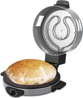 Sonashi 2-in-1 Arabic Bread Pizza Maker-White-SABM-863