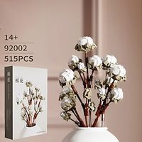 New Ideas Series Cotton Bouquet Flowers Building Blocks Bricks Kid Gift Decompression Toys Girls Home Furnishings Bricks Valentine's Day for Girls Lightinthebox - thumbnail
