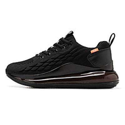 Men's Trainers Athletic Shoes Sporty Athletic Running Shoes Basketball Shoes Tissage Volant Breathable Non-slipping Shock Absorbing Booties / Ankle Boots Almond Black Yellow Spring Summer miniinthebox