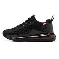 Men's Trainers Athletic Shoes Sporty Athletic Running Shoes Basketball Shoes Tissage Volant Breathable Non-slipping Shock Absorbing Booties / Ankle Boots Almond Black Yellow Spring Summer miniinthebox - thumbnail