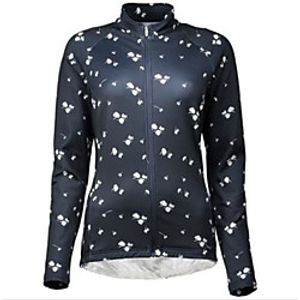 CAWANFLY Men's Long Sleeve Cycling Jersey Black Bike Tracksuit Jersey Top Road Bike Cycling Quick Dry Sports Clothing Apparel  Micro-elastic Lightinthebox