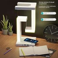 Anti-Gravity Desk Lamp LED Lamp Smartphone Wireless Charging Suspension Table Lamp USB Bedroom Sleep Light Reading Light miniinthebox - thumbnail