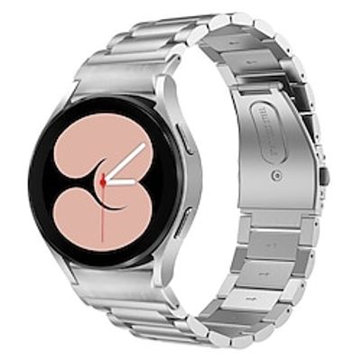 Watch Band for Samsung Galaxy Watch 6/5/4 40/44mm, Galaxy Watch 5 Pro 45mm, Galaxy Watch 4/6 Classic 42/46/43/47mm, Watch 3, Active 2, Gear S2 Stainless Steel Replacement Strap Metal Clasp Luxury miniinthebox Watch Band for Samsung Galaxy Watch 6/5/4 40/44mm, Galaxy Watch 5 Pro 45mm, Galaxy Watch 4/6 Classic 42/46/43/47mm, Watch 3, Active 2, Gear S2 Stainless Steel Replacement Strap Metal Clasp Luxury miniinthebox