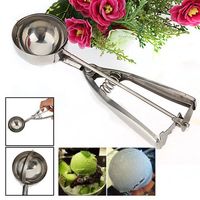 6cm Stainless Steel Ice Cream Scoop Mash Potato Food Spoon