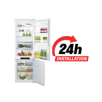 Ariston 277 Ltr Bottom Freezer | White Color Refrigerator | Made in Italy| BCB7030FEX - thumbnail