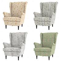 STRANDMON Wing Chair Cover 100% Cotton Floral Quilted Slipcovers 1-Seat IKEA Series Lightinthebox