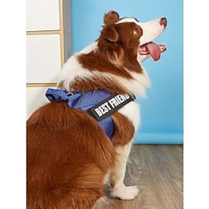 Dog Cat Harness Adjustable Vest Sports Adjustable Outdoor Letter Classic Polyester Small Dog Medium Dog Large Dog Blue 1PC Lightinthebox