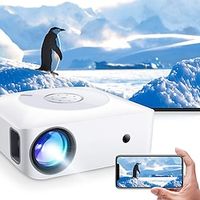 4K Smart Android 1080P Full HD Projector 4D Electronic Keyboard Correction Touch Button miniinthebox