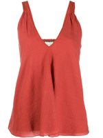 Forte Forte ribbed style embroidered detail vest top - thumbnail