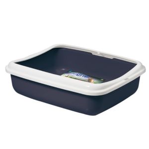 Georplast Big Cat Litter Tray - Navyblue Pack Of 2