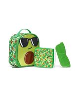 Fit & Fresh Avocado Party Bag Kit Includes Designer Sandwich Container & Sunglasses Ice Green