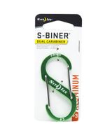 Nite Ize S-Biner Aluminum Dual Carabiner #3 Lime Nite Ize S-Biner Aluminum Dual Carabiner #3 Lime