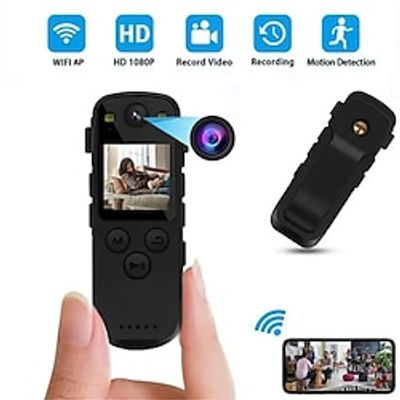 New Mini WIFI Hotspot Body Camera FHD 1080P Mounted Cam Small Video Photo Recorder Portable Clip Cam Camcorder Webcam Car DVR Sports DV Lightinthebox New Mini WIFI Hotspot Body Camera FHD 1080P Mounted Cam Small Video Photo Recorder Portable Clip Cam Camcorder Webcam Car DVR Sports DV Lightinthebox