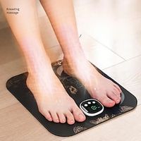 New Electric Foot Massager Pad Muscle Stimulator Foot Cushion Foldable Foot Massager Mat 8 Modes 19 Levels Silica Gel Pad Lightinthebox - thumbnail