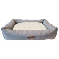 M-pets Oleron Basket Light Grey Small
