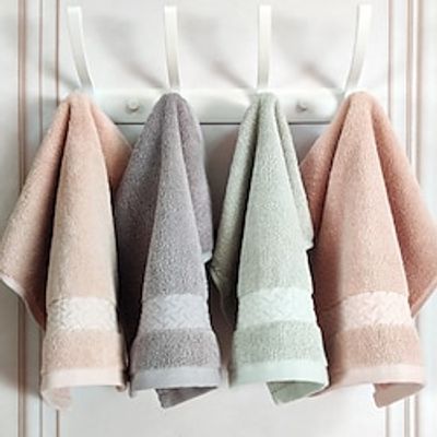 Pure Cotton Towel, Hand Towel, Cotton Square Towel, Children's Face Wash, Absorbent, Soft, And Lint Resistant, Simple and Luxurious Lightinthebox
