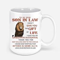 Best Son-in-Law Mug Son in law Coffee Mugs - Funny Son InLaw Gift - Unique Family Gag Gift - Birthday Christmas Novelty Present Ideas Cup Ceramic 11oz Lightinthebox - thumbnail