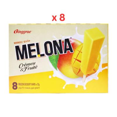 Binggrae Melona Mango Ice Bar 576G Pack of 8