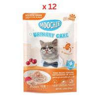 Moochie Tuna Recipe Topping Katsuobushi In Jelly Cat Food For Urinary Care 70g (Pack Of 12)