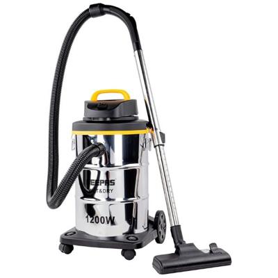 Geepas 1200W 2-in-1 Blow and Wet & Dry Vacuum Cleaner | Powerful Copper Motor | 23L Capacity | Stainless Steel Drum Tank | Dust Full Indicator | GV...