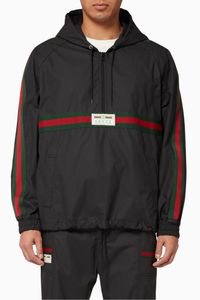 Coated Cotton Hooded Windbreaker