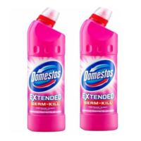 Domestos Toilet Cleaner Bleach Pink 750ml Pack Of 2