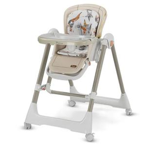 Teknum 5-IN-1 Swing with High Chair with Lockable wheels - Ivory TK_HC3_IV