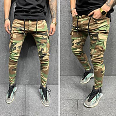 Men's Trousers Streetwear Jeans Tactical Cargo Classic Floral Full Length Pants Party Daily Camouflage Solid Color Denim Cotton Outdoor Mid Waist Yellow camouflage S M L XL XXL miniinthebox Men's Trousers Streetwear Jeans Tactical Cargo Classic Floral Full Length Pants Party Daily Camouflage Solid Color Denim Cotton Outdoor Mid Waist Yellow camouflage S M L XL XXL miniinthebox