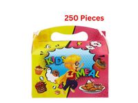 Hotpack Paper Kids Meal Box 250 Pieces - KMB