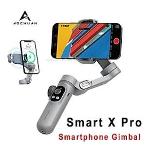 AOCHUAN Smart X Pro 3 Axis Smartphone Gimbal Foldable Stabilizer Focus Wheel Fill Light For Phone iphone samsung huawei Lightinthebox