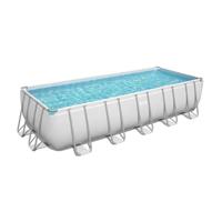 Bestway Power Steel Rectangular Above Ground Pool With Sand Filter Pump 6.40 X 274 X 132cm - thumbnail