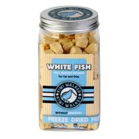 Kiwi Walker Freeze Dried Grain Free Snack White Fish Cubes Cat And Dog Treats - 60G