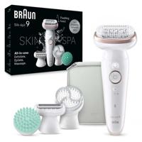 Braun Silk-Epil 9 SkinSpa, Hair Removal Device, Wet & Dry Epilator - SES 9080