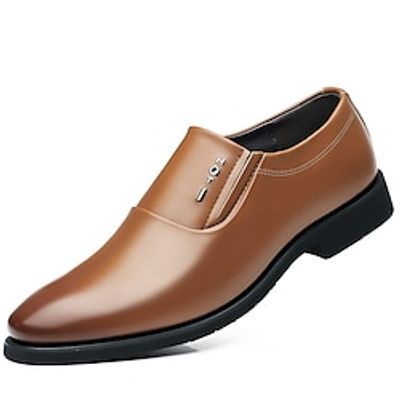 Men's Loafers Slip-Ons Dress Shoes Walking Business British Wedding Party Evening PU Slip Resistant Loafer Black Brown Fall Lightinthebox Men's Loafers Slip-Ons Dress Shoes Walking Business British Wedding Party Evening PU Slip Resistant Loafer Black Brown Fall Lightinthebox