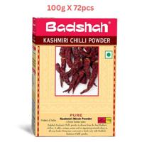 Badshah Kashmiri Chilly Powder 100G (Pack of 72)
