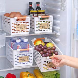 Kitchen Refrigerator Basket Fridge Storage Rack