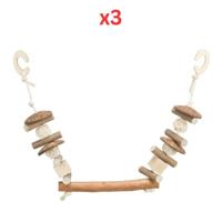 Trixie Nibbling Swing For Birds - Brown 20X30cm (Pack Of 3)