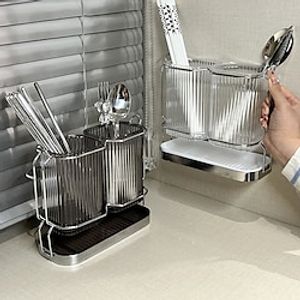 Cutlery Storage Organizer and Metal Hanger Rack Utensil Lightinthebox
