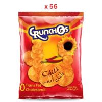 Crunchos Chips Chilli Natural Potatoes 25G Pack Of 56