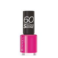 Rimmel 60 Seconds Super Shine Nail Polish 323 Funtime Fuchsia 8ml