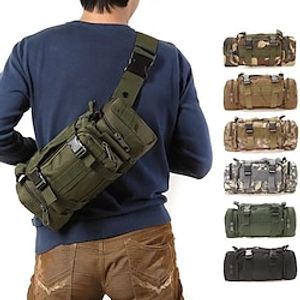 Nylon Outdoor Crossbody Bag Fishing Climbing Hiking Camping Shoulder Bags Waterproof Military Tactical Pouch Bag miniinthebox