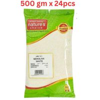 Natures Choice White Suji Semolina - 500 gm Pack Of 24 (UAE Delivery Only)