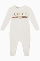 Vintage Logo Cotton Sleepsuit - thumbnail